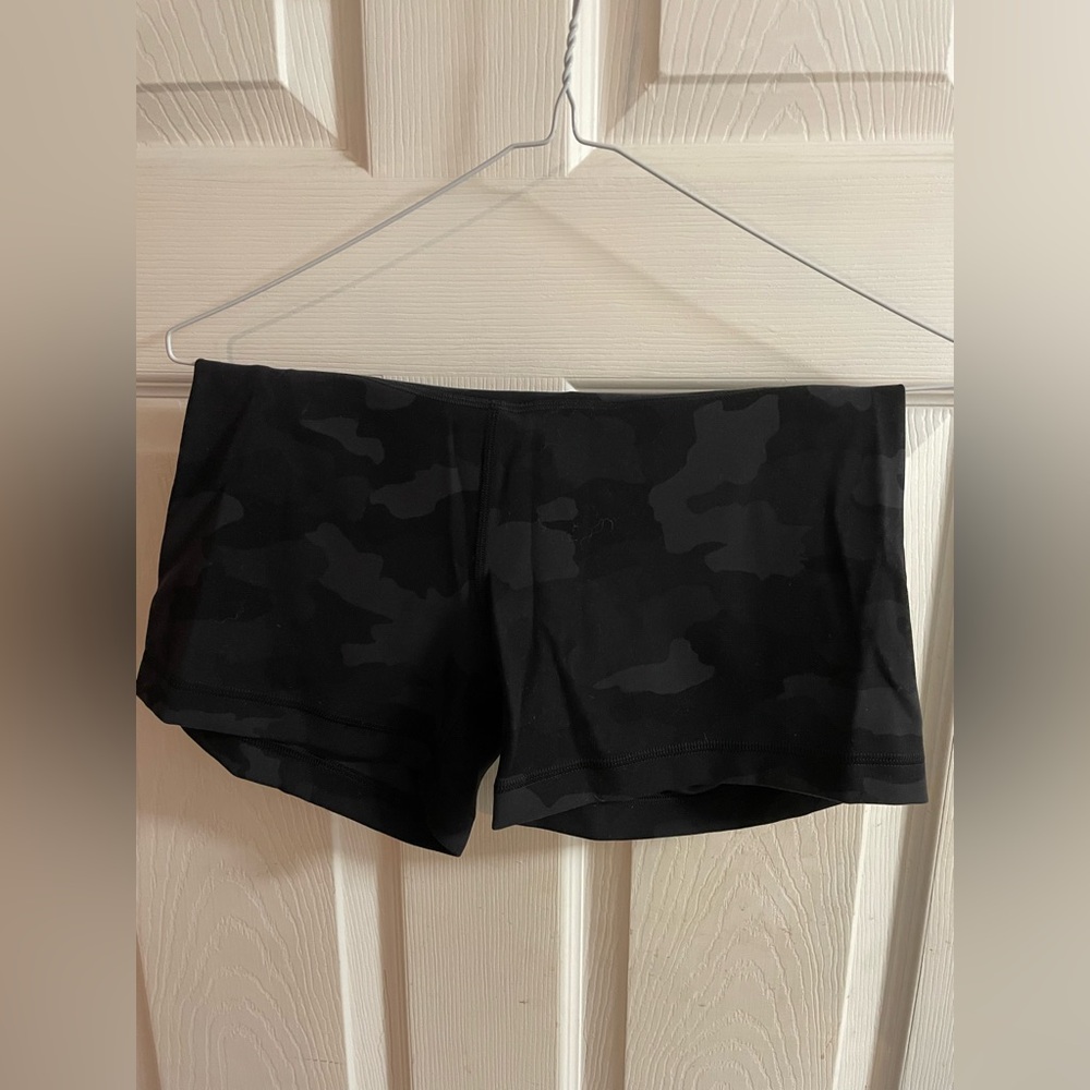 lululemon athletica Black Camouflage Athletic Shorts